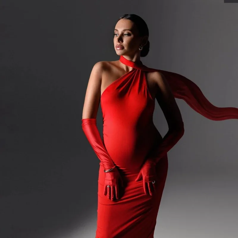 Vestido premamá espalda descubierta para baby shower - imagen 3