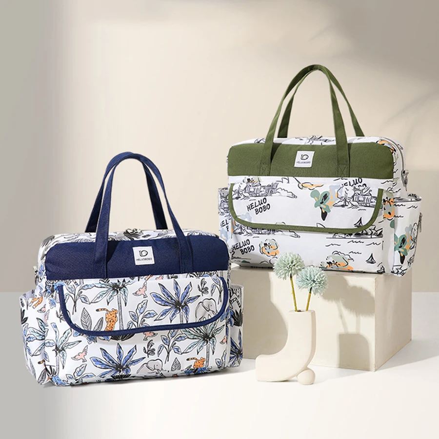 Nuevo bolso de mamá de tela Oxford impermeable, bolso de viaje de gran capacidad, bolso de mano multifuncional para mujer, bolso de hombro - imagen 2