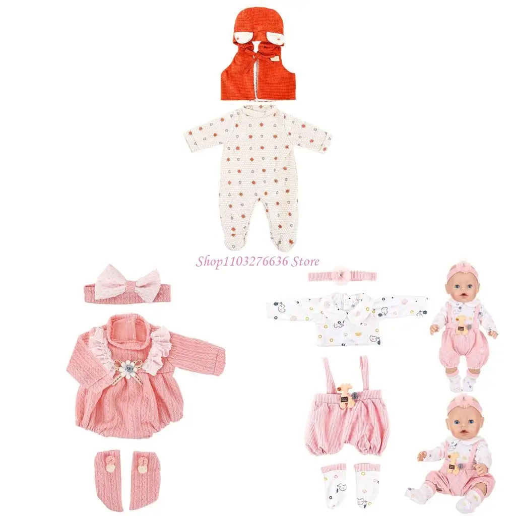 R6FD Ropa muñeca 18 pulgadas Conjunto muñecas perfectamente personalizada para niños para niños