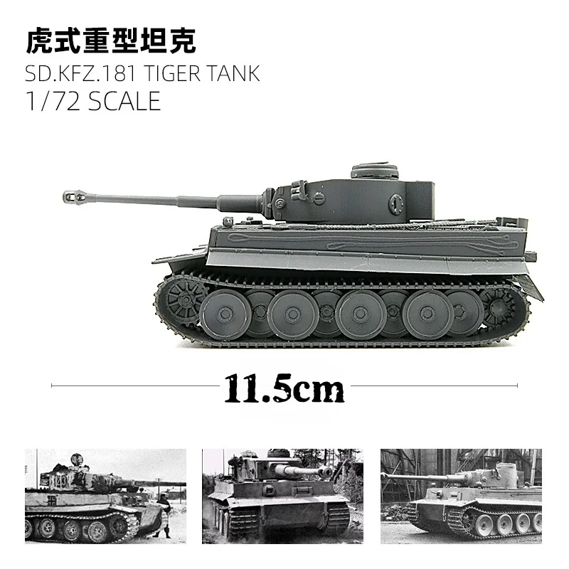 Modelo de rompecabezas de montaje de tanque de batalla principal Tiger/Leopard 2A5/M1A1/Merkava, 1/72 - imagen 3
