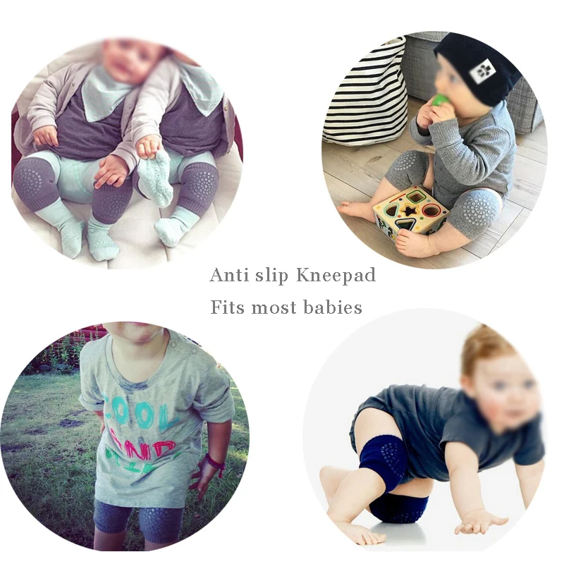 Rodilleras antideslizantes para bebé, Protector de seguridad de algodón, calentador de piernas, Unisex, niño y niña, 3 o 5 pares - imagen 5