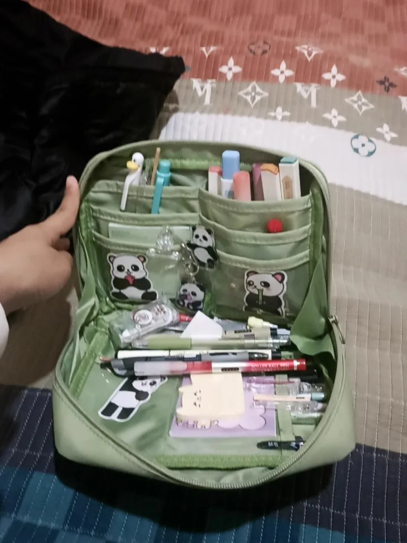 Estuche de lápices de gran capacidad de 12 capas para niñas, escuela primaria, niños y niñas, estuche de lápices de papelería de alto nivel de apariencia - imagen 4