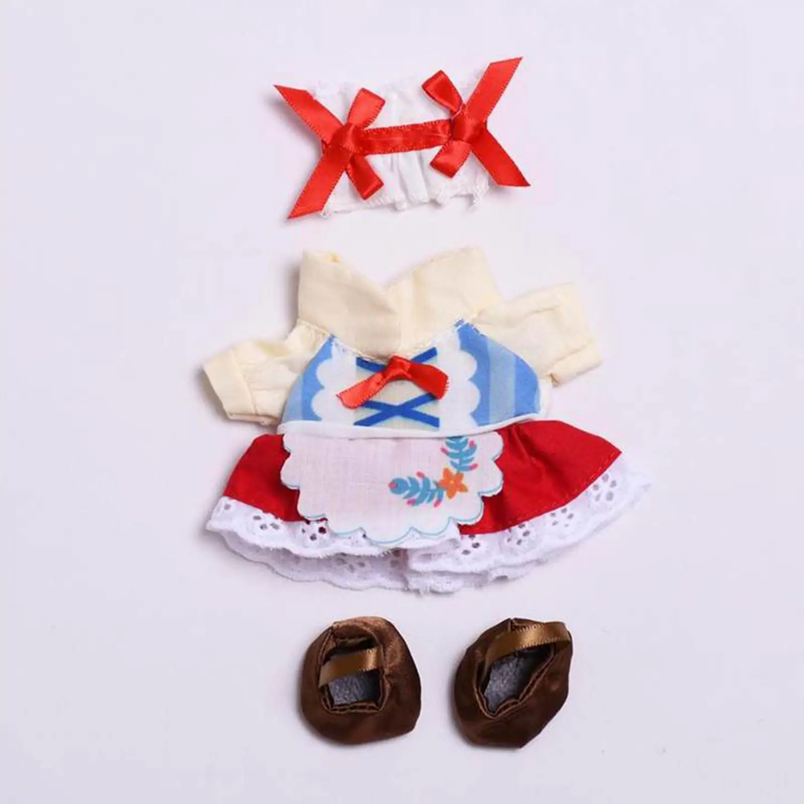 Mini Doll Clothes Cute Doll Clothes Suit Comfortable Collection Casual Wear Dolls Dress Doll Dress Outifits for Plush Doll