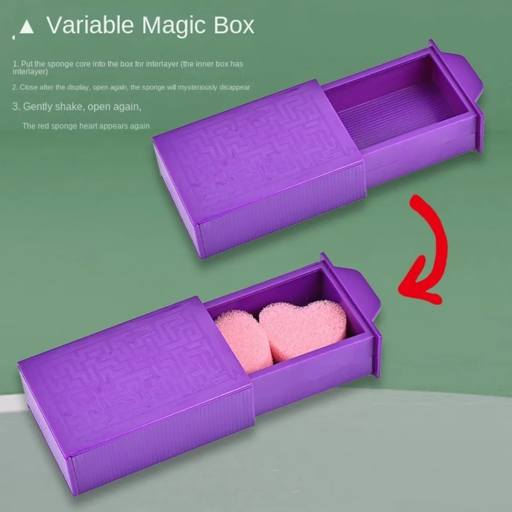 Caja mágica de plástico para trucos de magia infantil fácil misteriosa - imagen 4