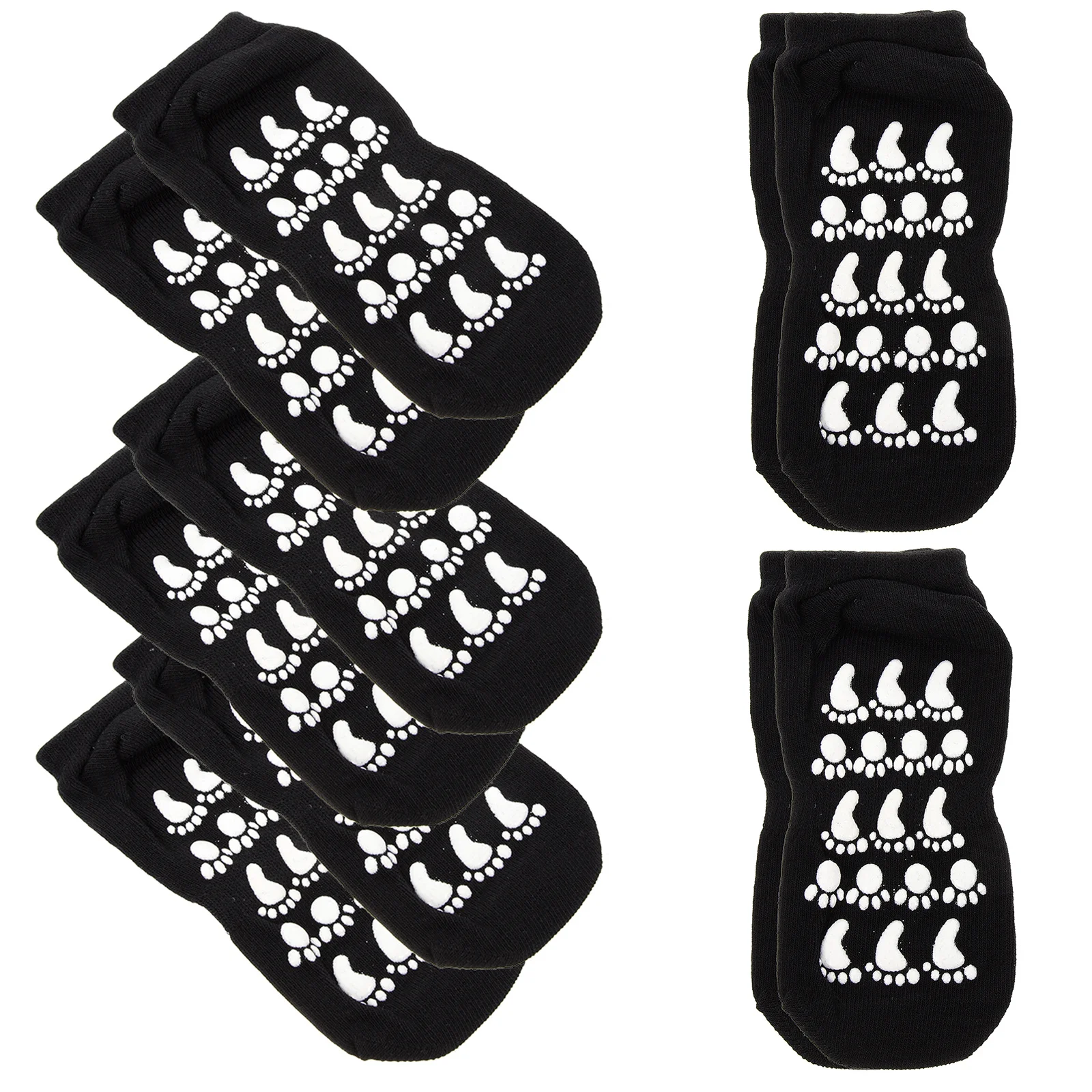 5 pares de calcetines antideslizantes para niños, calcetines antideslizantes de algodón de corte bajo para el suelo, calcetines cómodos y transpirables para niños - imagen 4