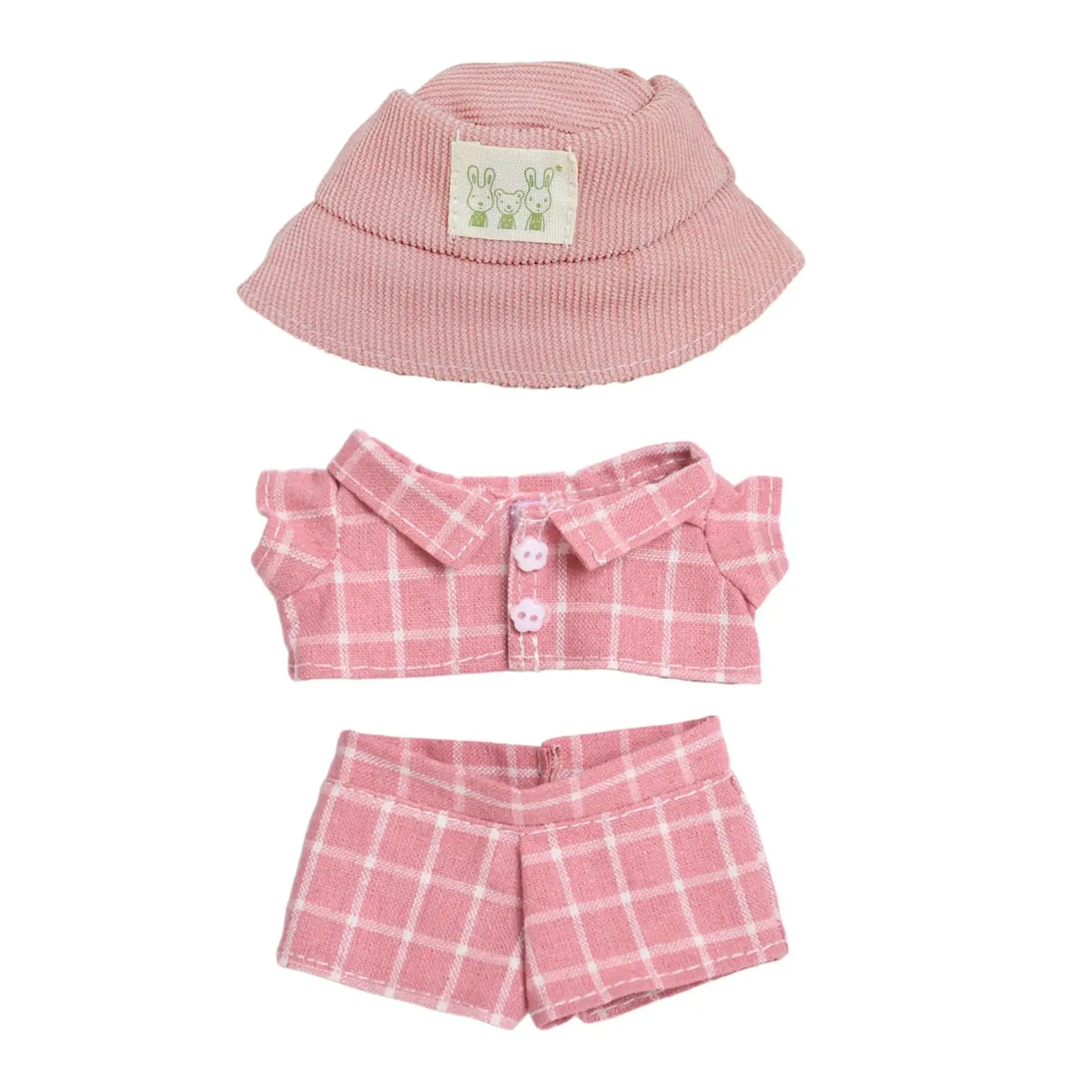 with pink hat