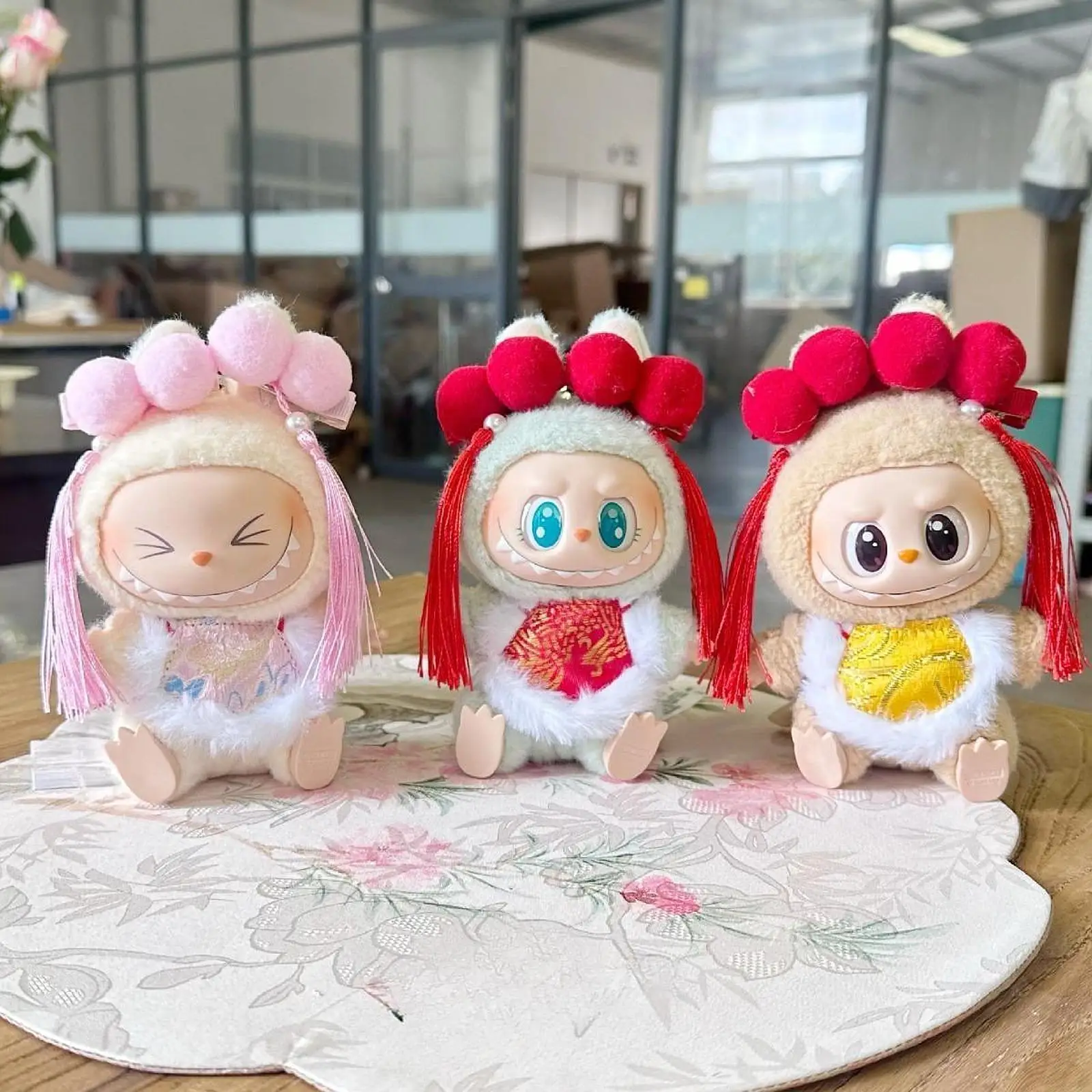 Xmas Doll Outfits Plush Doll Clothing for 15cm Doll Baby Doll New Year Gifts
