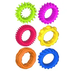Anillos antiestrés sensoriales con puntas para niños y adolescentes