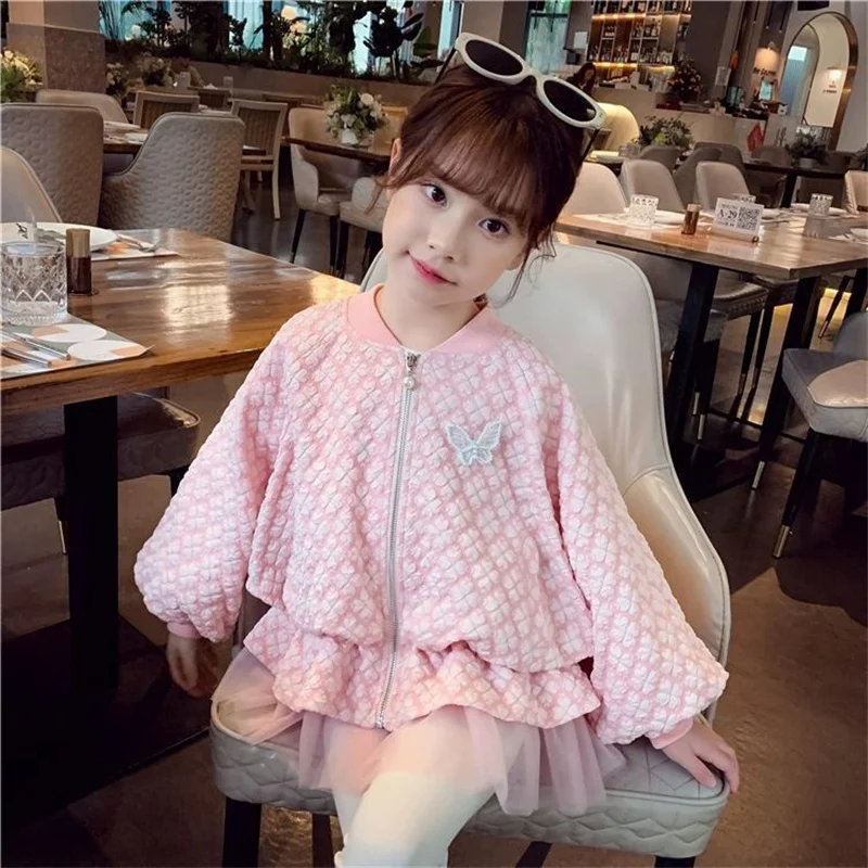 Chaqueta con lazo de primavera para niña y niño – Estilo princesa - imagen 3