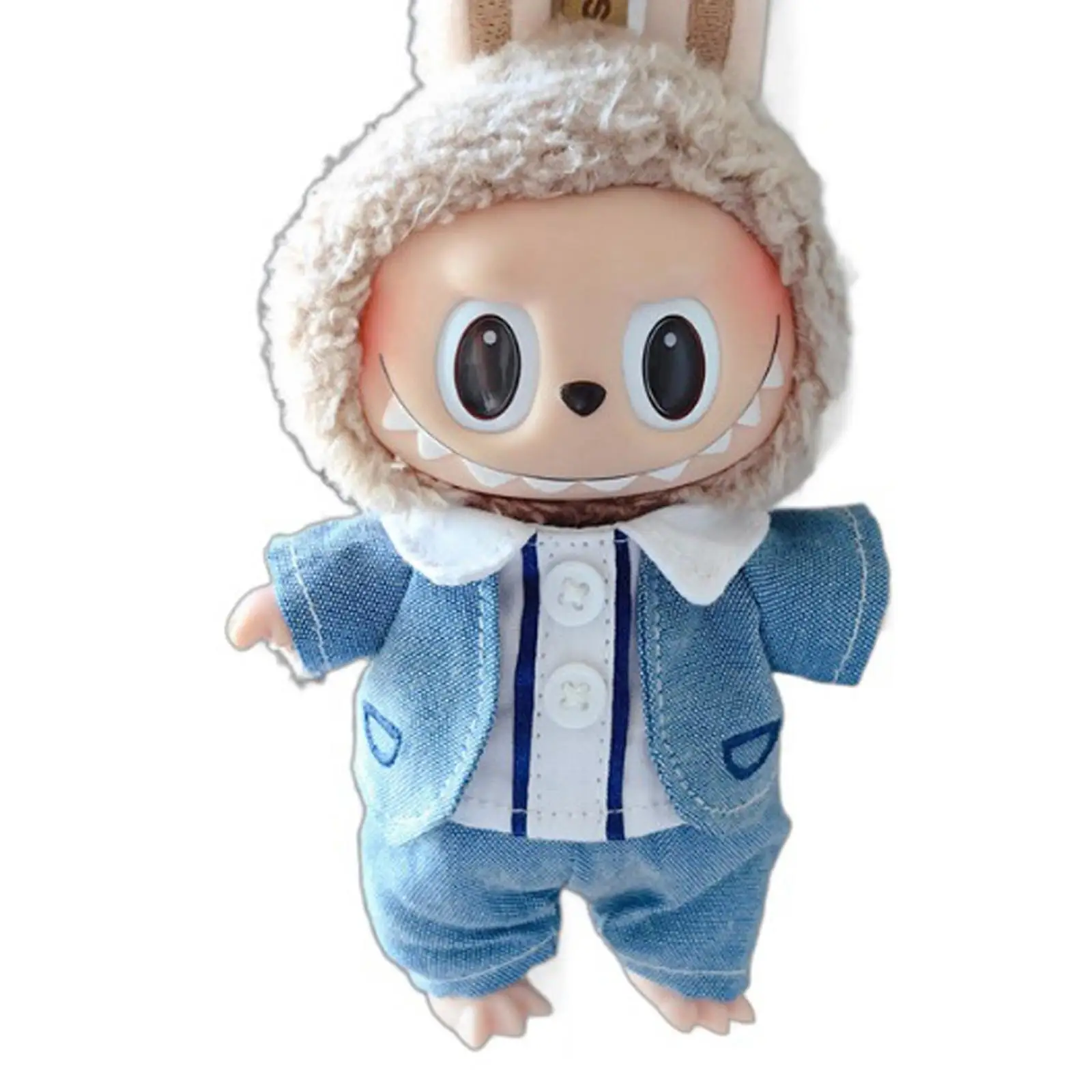 Doll Shirt Daily Wear Soft 17cm Doll Gifts Stuffed Figures Toys Doll Suit