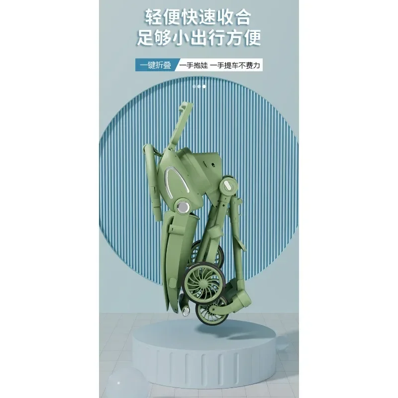 Cochecito bebé reversible con capazo y asiento reclinable - imagen 4