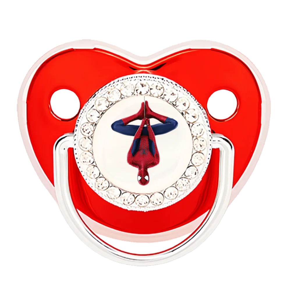 2025 chupete de bebé rojo recién nacido de lujo tetina de silicona chupete tetina de silicona juguete oral para recién nacido regalo de Baby Shower 0-6M - imagen 5