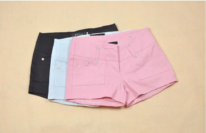 Pantalones cortos vaqueros rosa para niña – moda veraniega