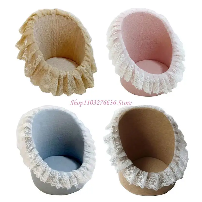 Sofá infantil para sesiones de recién nacido – ideal para fotos - imagen 5
