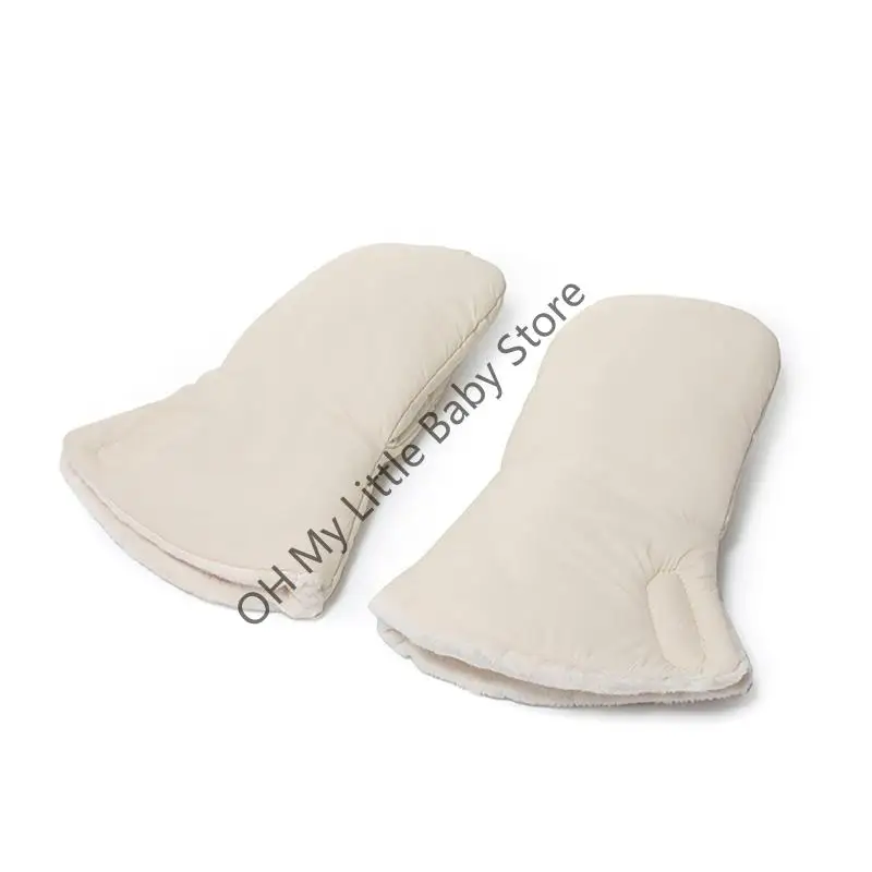 M76C Cochecitos Manoplas para cochecito Universal Cochecito Guantes calentadores manos Manguitos a prueba salpicaduras - imagen 2