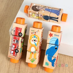 Rompecabezas alfabeto madera Montessori – Letras y números para bebés