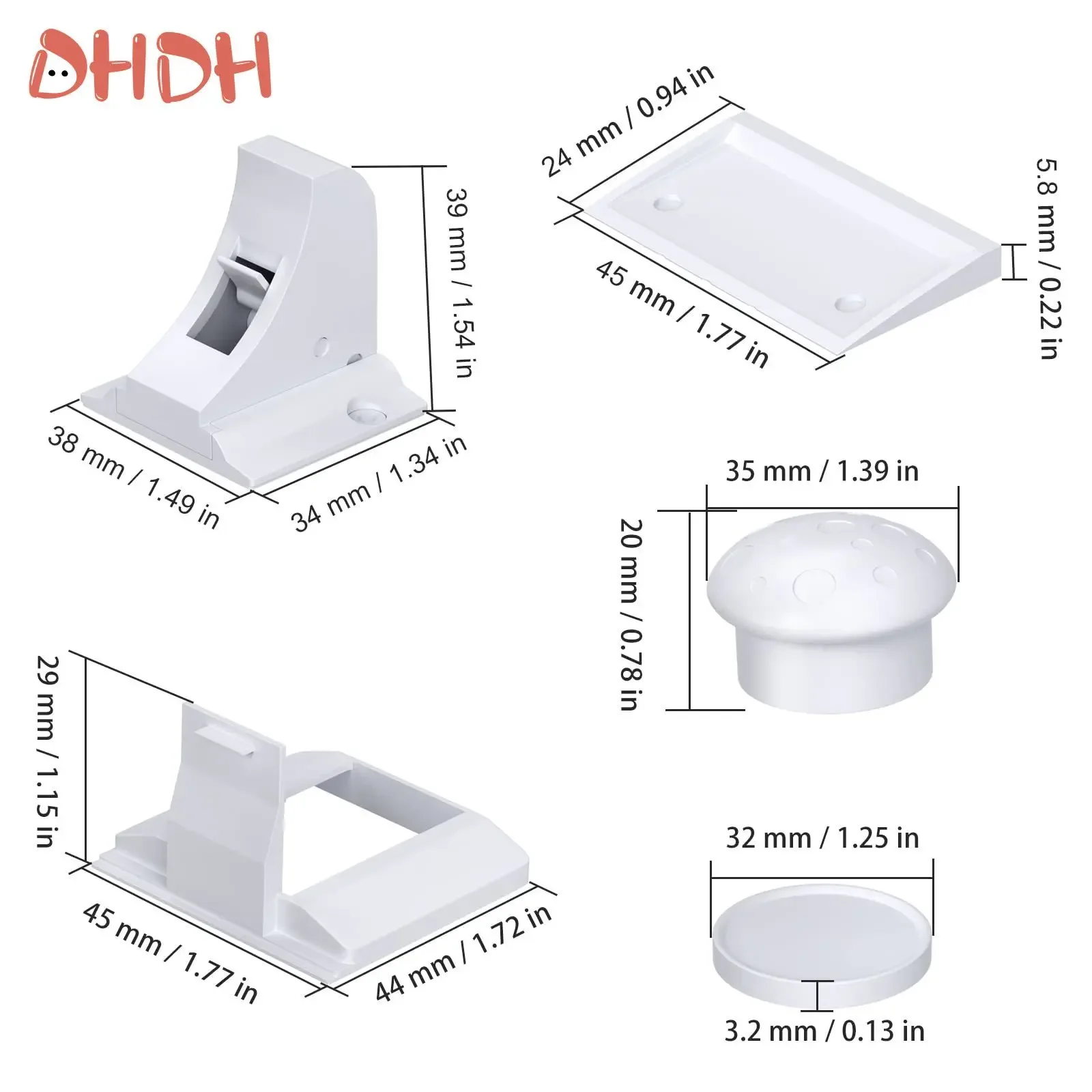 Nuevo estilo, cerradura de seguridad para bebés, cerraduras magnéticas invisibles, productos a prueba de bebés, accesorios de seguridad, autoadhesivo o tornillo fijo - imagen 5