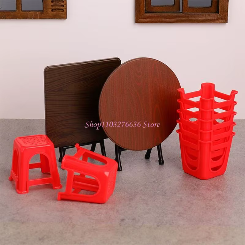 R6FD Juego de muebles miniaturas para muñecas - imagen 3