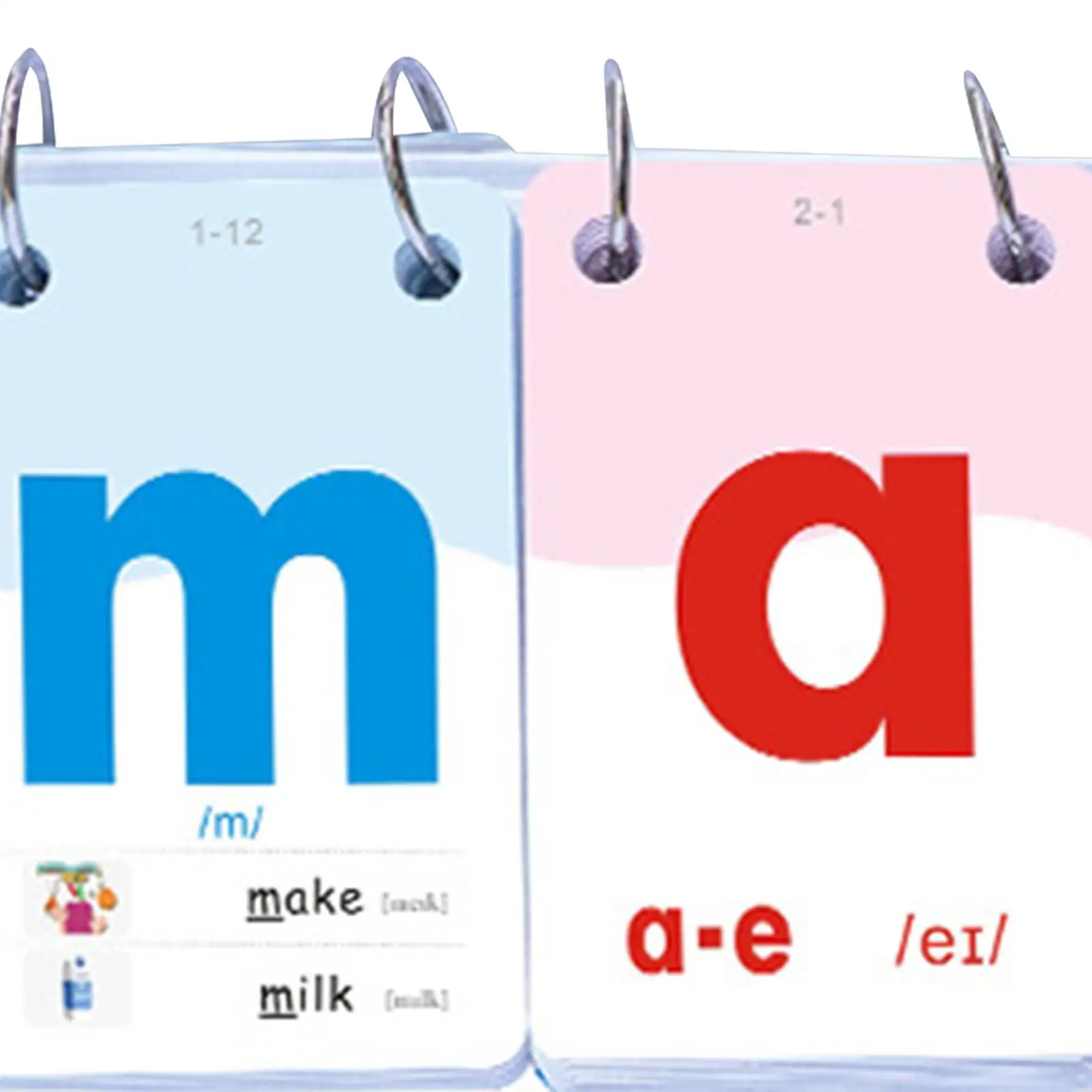 Sight Words Flash Cards Reading Letters English Phonics Card Desk Calendar for Birthday Gift Boys Girls 3 4 5 6 Year Old Baby