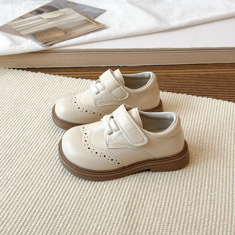 Zapatos de cuero antideslizantes para niños casuales primavera otoño - imagen 5