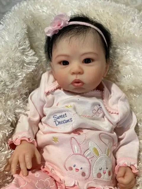 Kit muñeca reborn Eleanor Anne – Piezas en blanco 50 cm