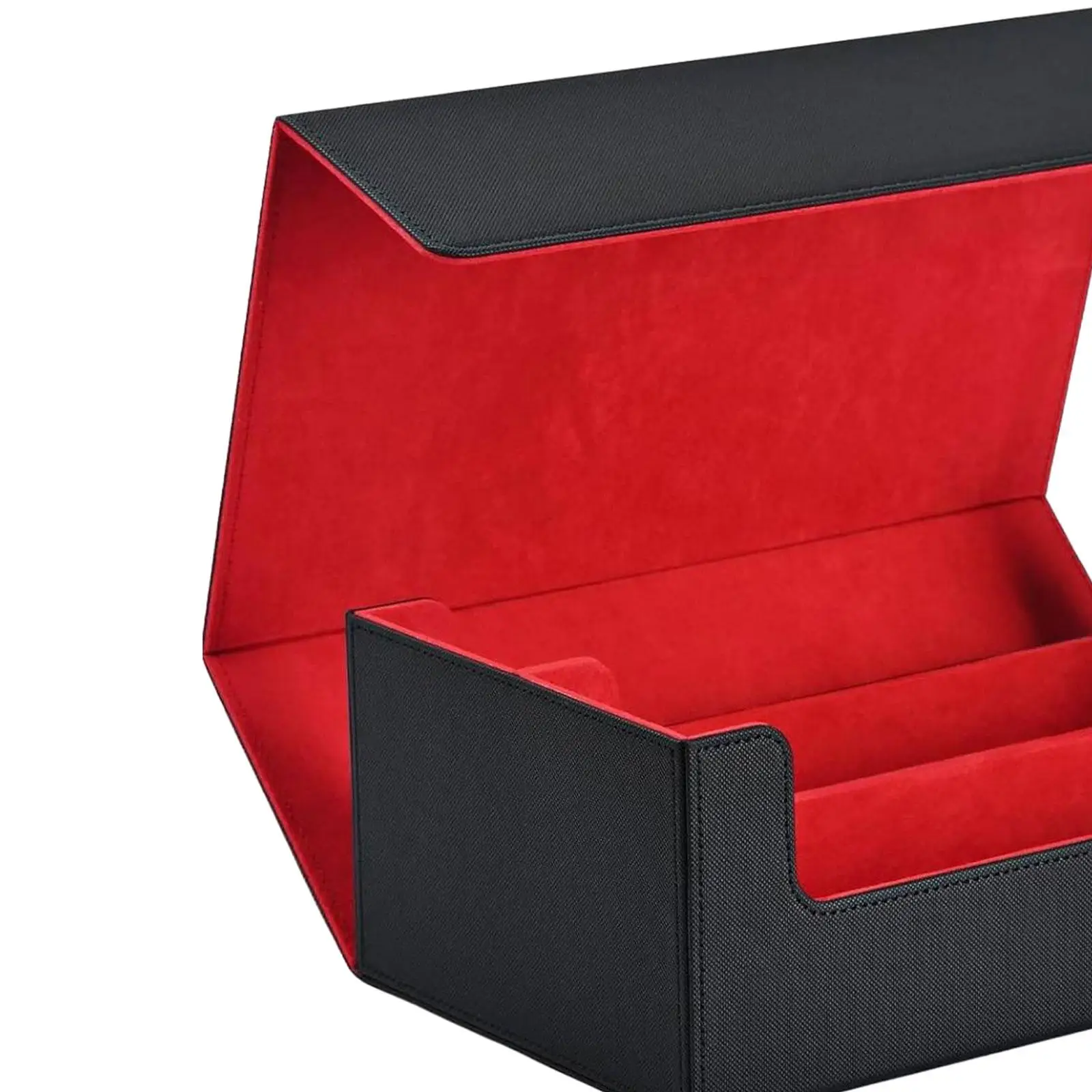 Trading Card Deck Box 2 Rows Container with 4 Card Dividers Playing Card Box