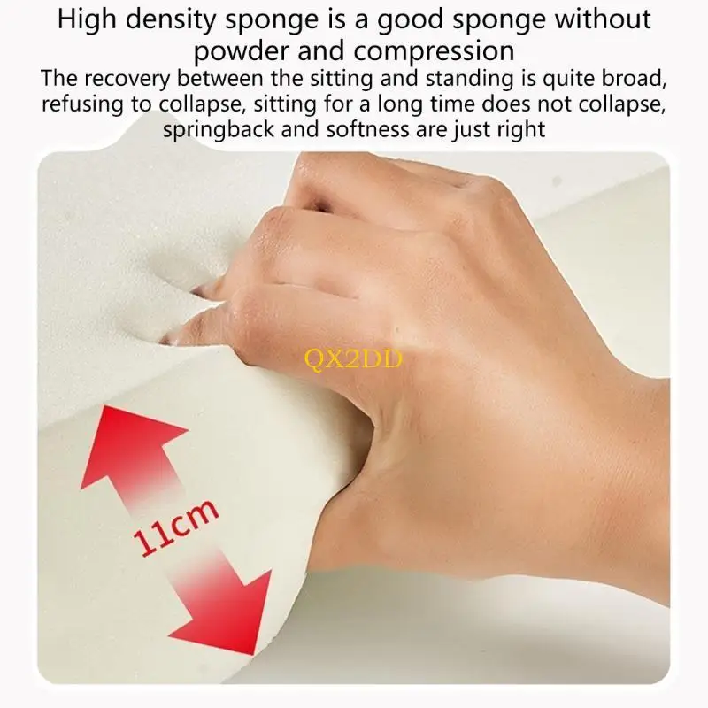 QX2D Ligero Ligero Altura altura del asiento Aumento cojín con respaldo respaldo y diseño no llave para y - imagen 4