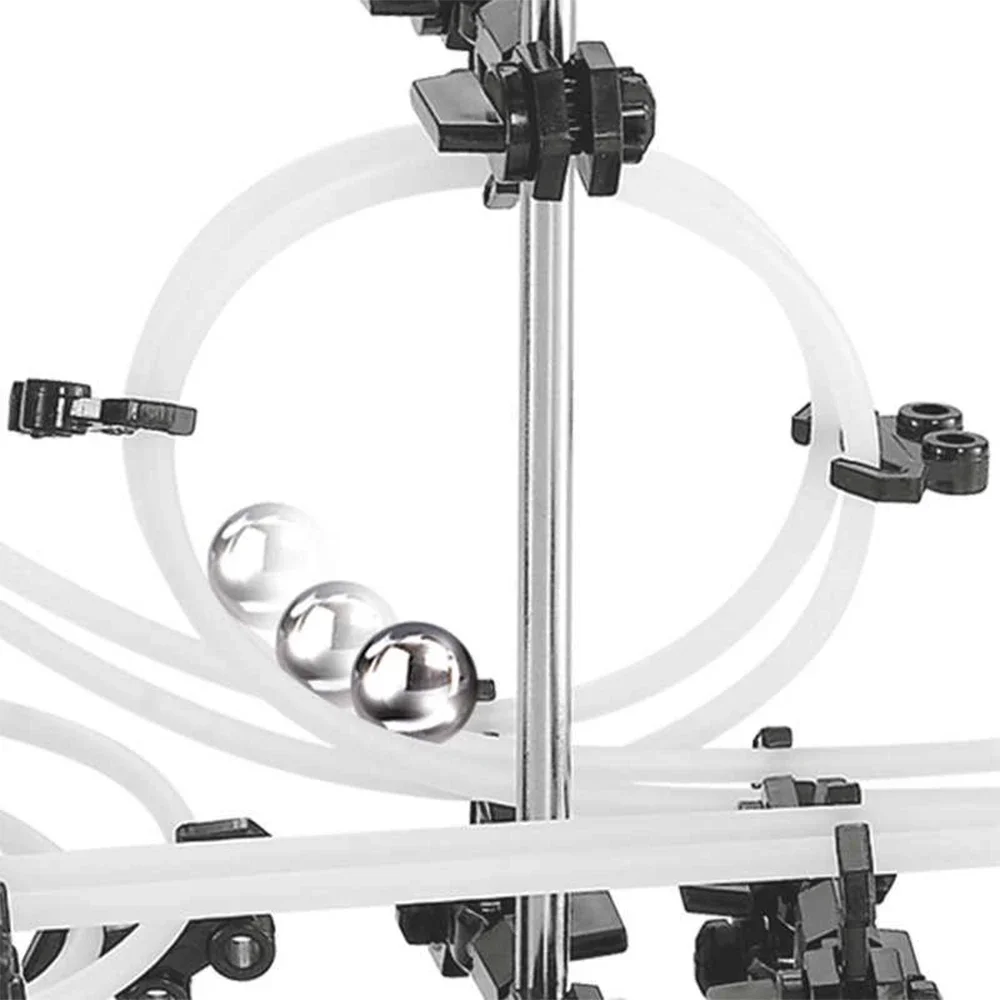 Bloques de construcción de montaña rusa, circuito de bola, canicas, juegos de vías, juguetes educativos STEM para niños de 7 a 14 años, regalos de cumpleaños - imagen 4