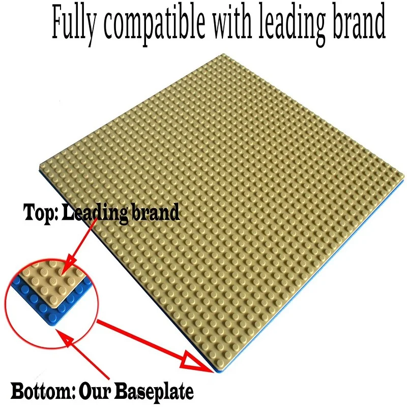 Bloques placa Base 32*32 16X32 16X16 puntos placa Base bloques de construcción clásicos DIY placa de plástico accesorios de ladrillo clásico juguete para niños - imagen 4