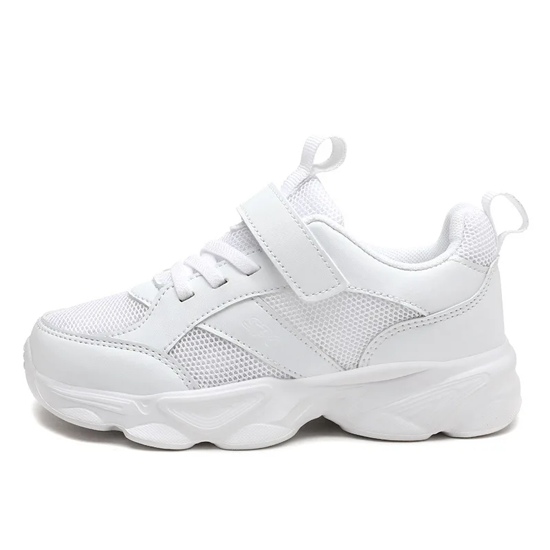 Zapatos deportivos infantiles blancos con suela antideslizante suave - imagen 5