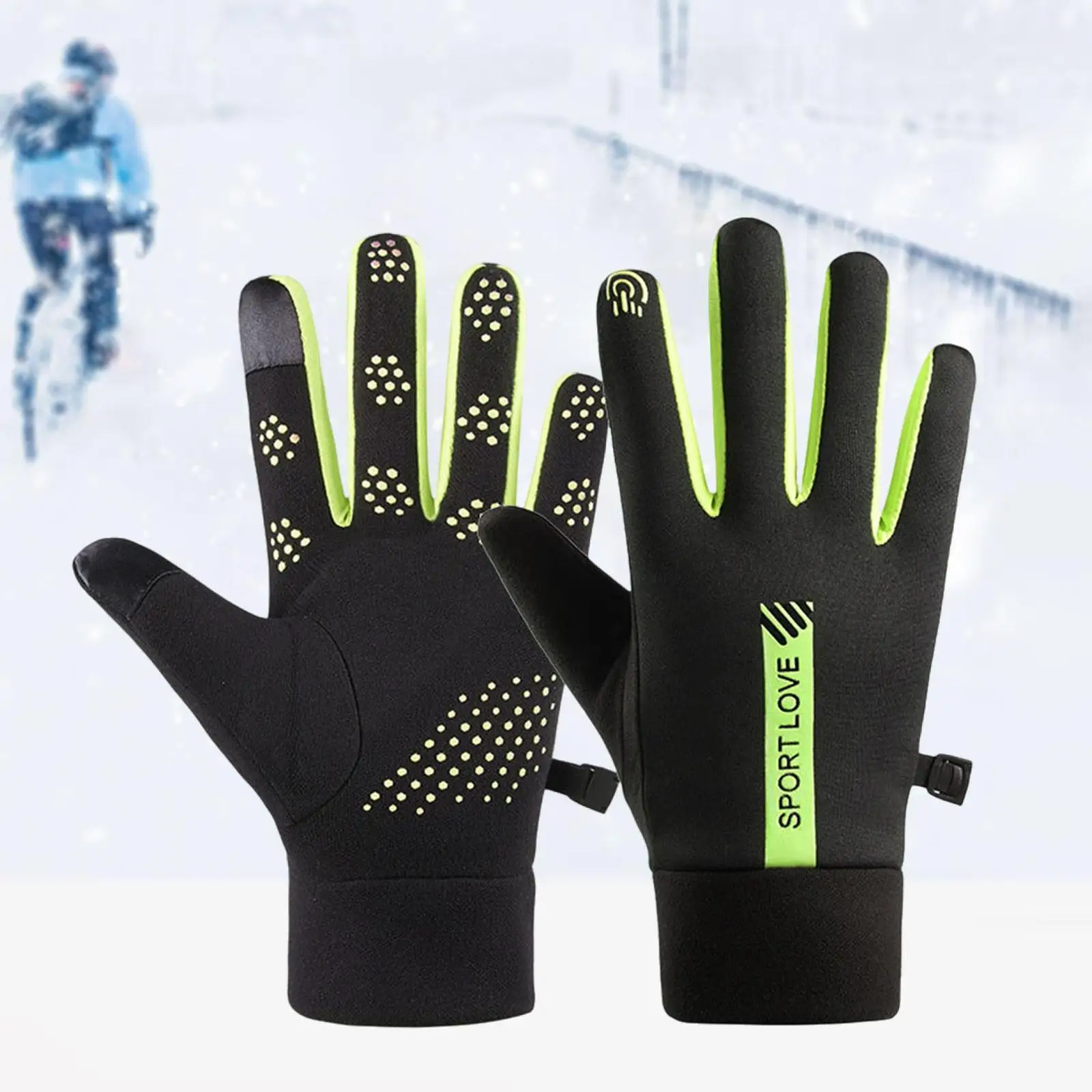 Guantes de esquí impermeables para niños – Pantalla táctil invierno - imagen 3