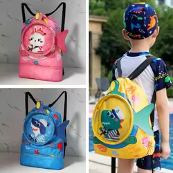 Mochila infantil impermeable con dibujos para natación