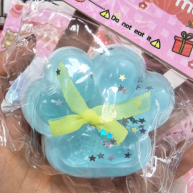 Juguetes para apretar con forma de pata de gato, juguetes relajantes suaves y bonitos para aliviar el estrés, descompresión pegajosa, pellizco, pata de gato, alivio del estrés, juguete para regalo - imagen 3