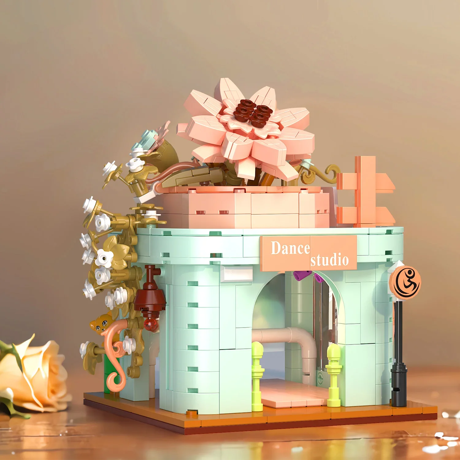 Juego de bloques de construcción – Casa de flores para armar - imagen 5