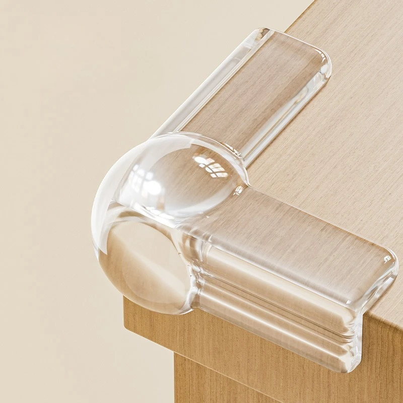 Protector de esquinas transparente para bebés – Seguridad muebles - imagen 3