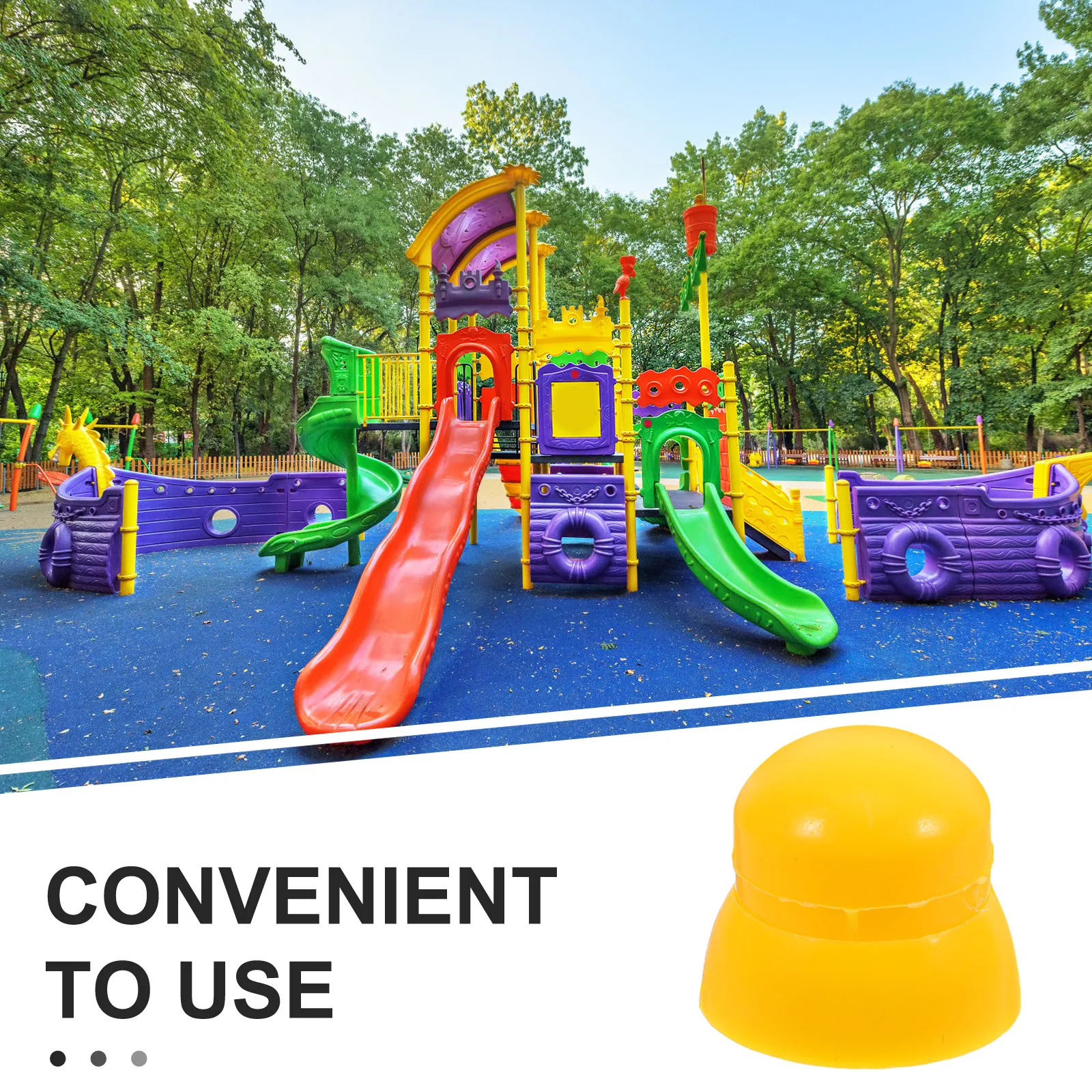 Tapas de protección de tuercas de plástico, cubiertas de pernos para patio de juegos, cubiertas seguras para parques, jardines, uso al aire libre, 10 Uds. - imagen 4