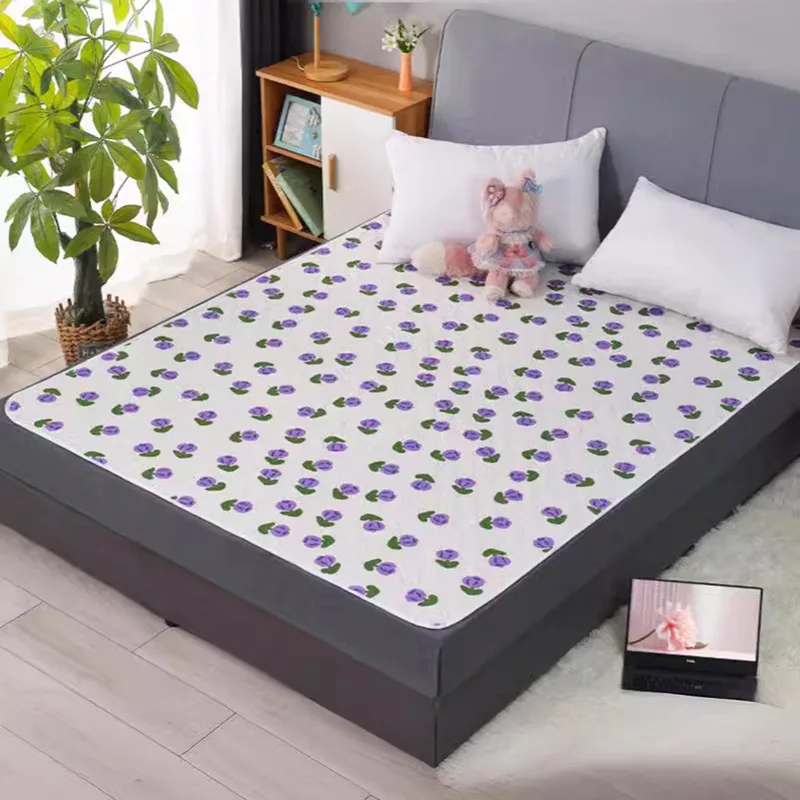 Protector de cama impermeable lavable con dinosaurios para bebé - imagen 5