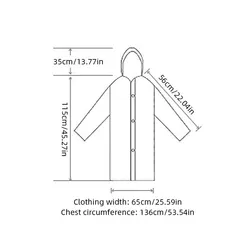 Chubasquero impermeable de una pieza resistente al viento