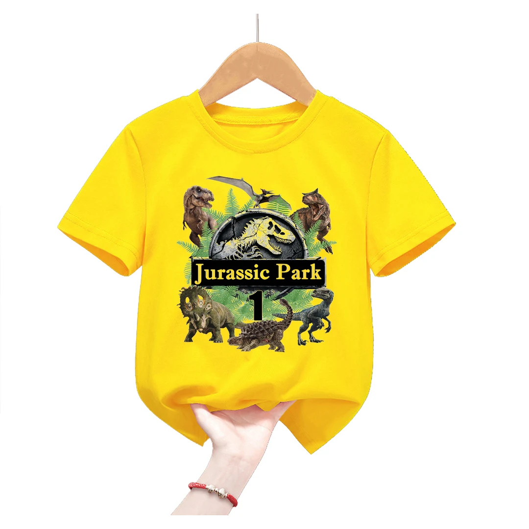 Camiseta dinosaurios niños - Detalle calidad estampado