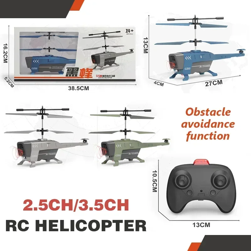Helicóptero RC con evitación de obstáculos eléctrico para niños