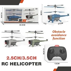 Helicóptero RC con evitación de obstáculos eléctrico para niños