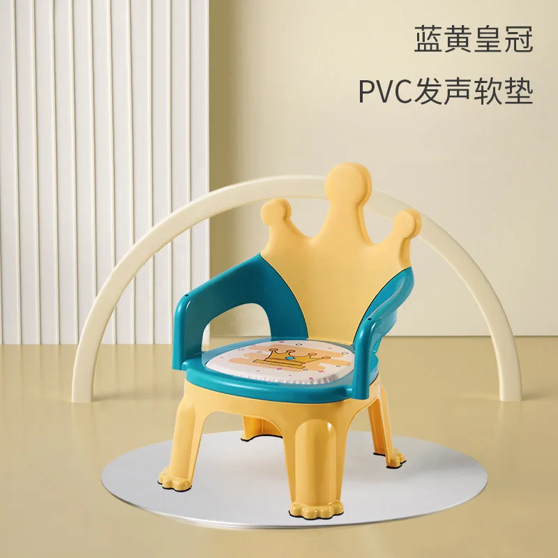 Silla de comedor para niños, taburete anticaída para aprendizaje, asiento trasero para sentarse, bandeja para comer, silla llamada de dibujos animados para el hogar - imagen 5