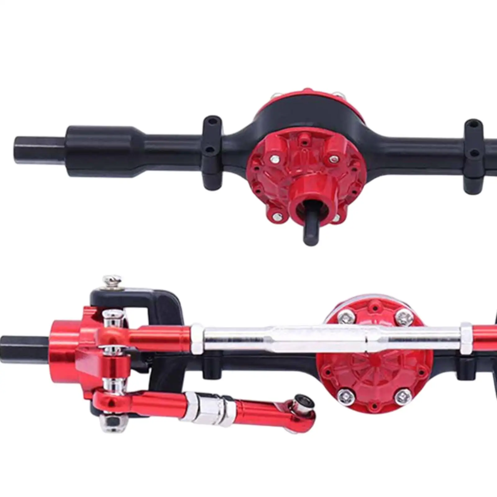 Juego de eje delantero y trasero a escala 1:16 para vehículos RC, piezas de Metal para C14 B16 - imagen 5