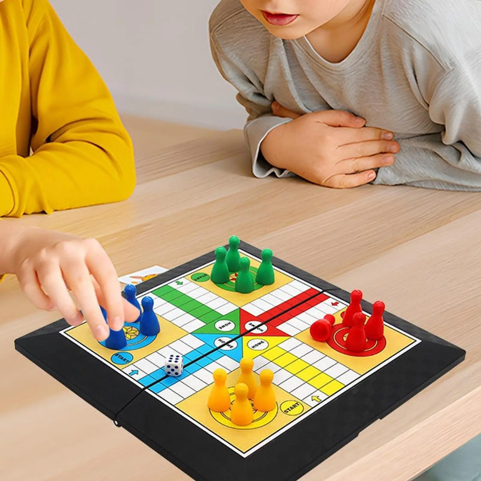 Ludo Classic Toy Board Game Strategy Game for Family Kids Entertainment Ludo Classic Toy Board Game Strategy Game for Family Kids Entertainment