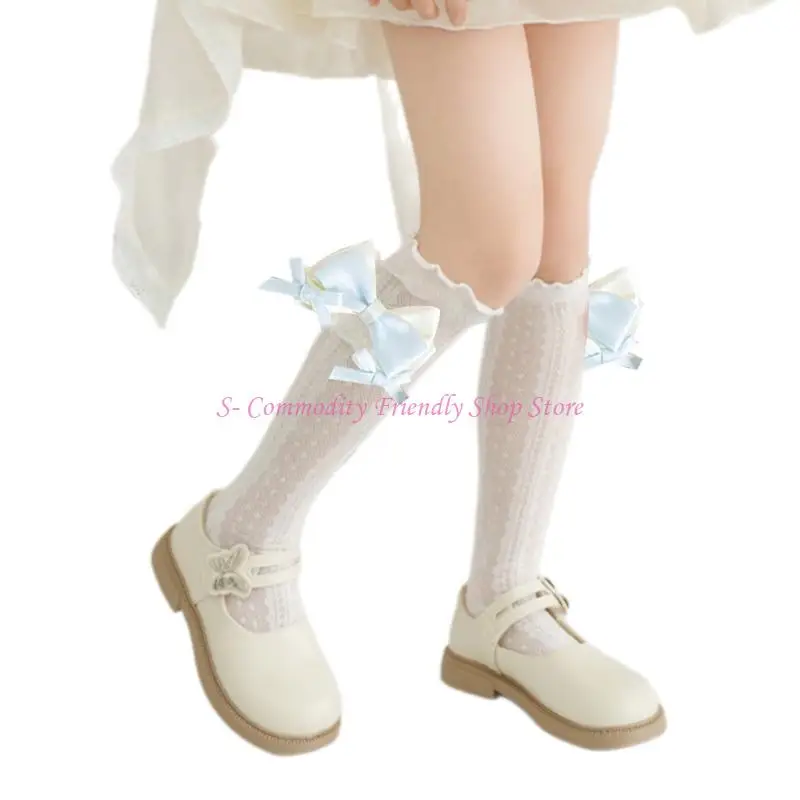 tubo largas 85ae niñas calcetines ternera suaves y cómodos calcetines acento para desgaste diario y fiestas - imagen 2