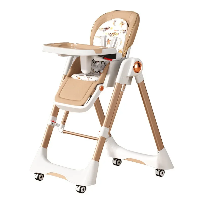 Silla de comedor para bebé, asiento de comedor portátil multifuncional plegable para niños, silla para uso doméstico, silla para sentarse de aprendizaje para bebé - imagen 3