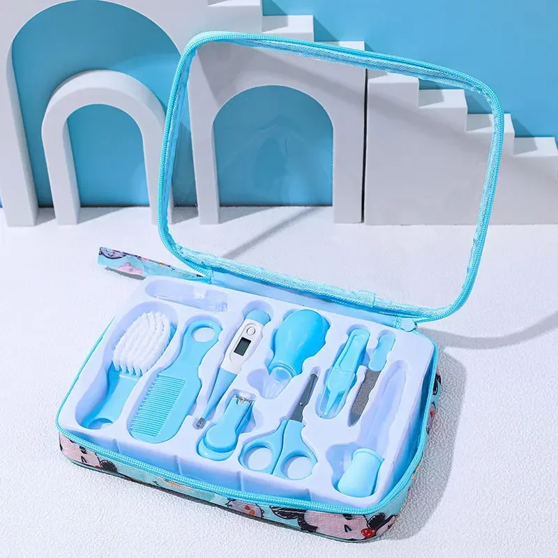 Juego de cortaúñas bebé recién nacido con peine y cepillo seguro - imagen 3