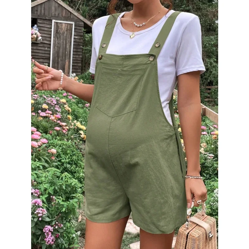 Mono de maternity verano – Algodón natural para embarazadas - imagen 3