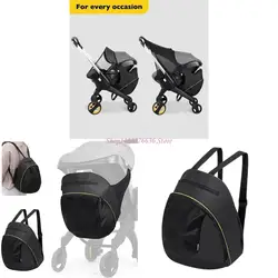 2-in-1-Kinderwagen-Hängetasche, modischer Mama-Rucksack, Oxford-Stoff-Organizer, unverzichtbare Baby-Aufbewahrungstasche für Foofoo