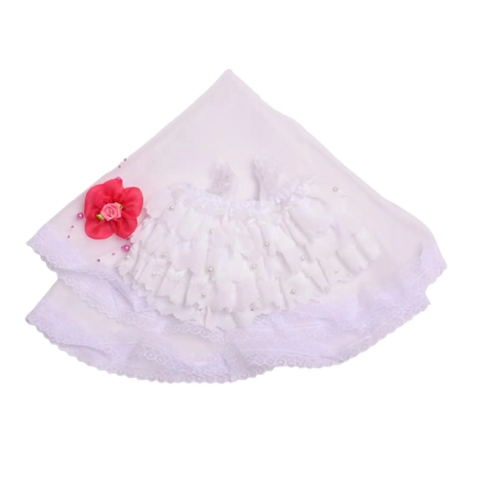 Doll Wedding Outfit for 38cm Dolls, Dress And Accessories Set